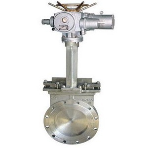 PZ973H electric pinch knife gate valve