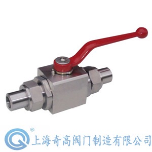 Natural gas high-pressure welding ball valve